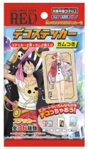 One Piece Film RED Chewing Gum with Trading Deco Stickers