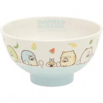Sumikko Gurashi Chawan Yokoso Tabemonookoku Rice Bowl Blue White